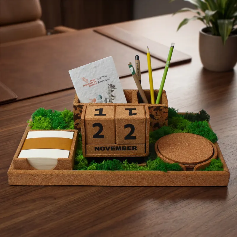 The Grove Executive XL deskscape with cork zones and calendar blocks