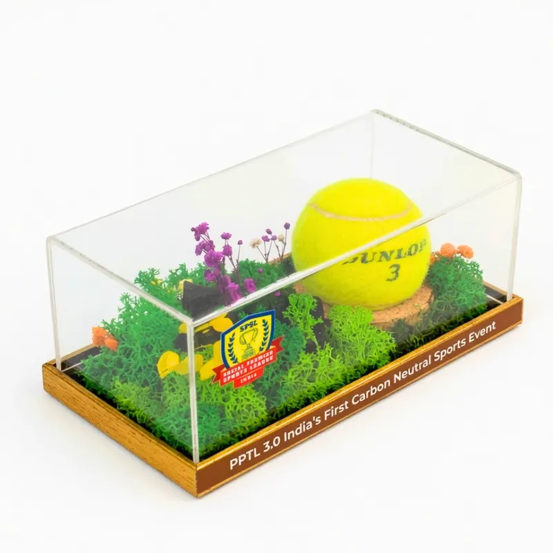 Preserved botanical sports-event memento for PPTL 3.0 by bioQ