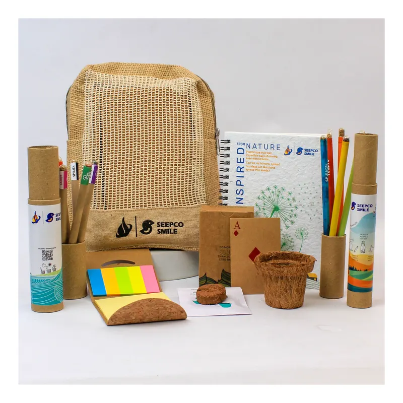Welcome kit for SEEPCO Smile — corporate gifting project by bioQ