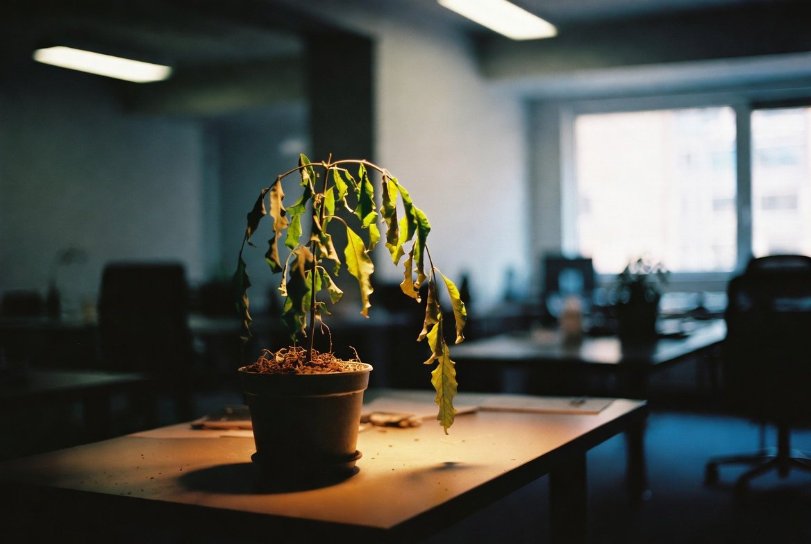 Preserved botanical display designed for a compact indoor space
