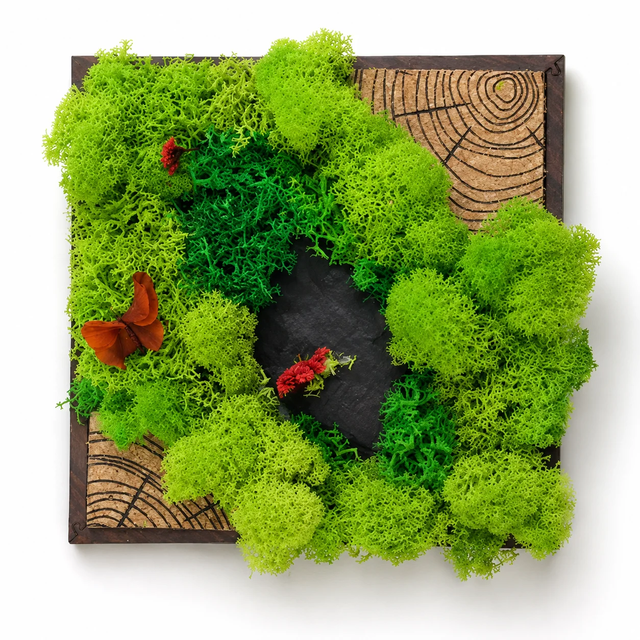 Forest Tile Panorama preserved-nature piece