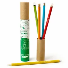 Five plantable pencils