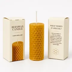 Beeswax candle