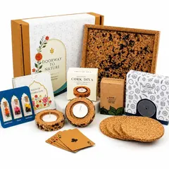 The Cork and Diya Box