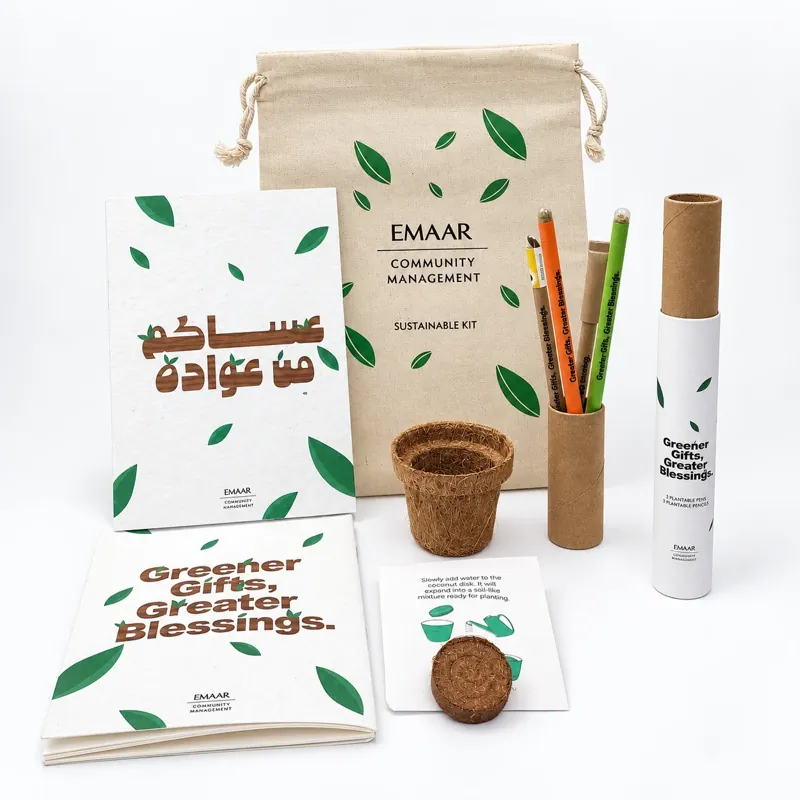 An Eid kit, two languages