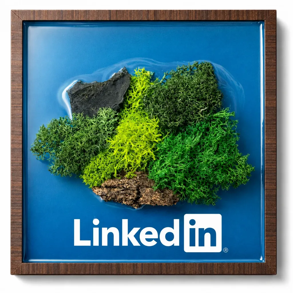The moss tile with the mark