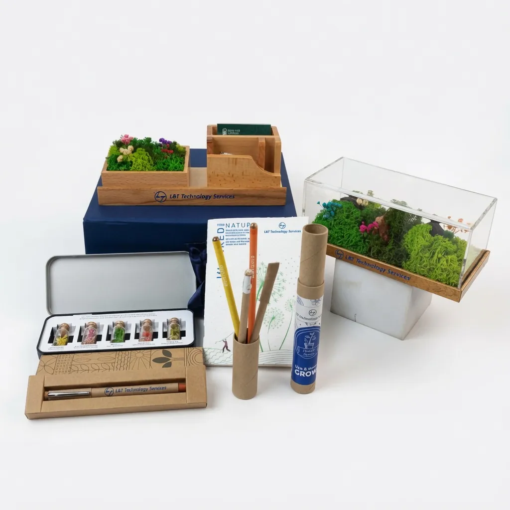 The kit on a desk, styled