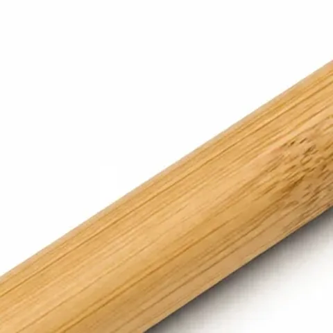 The grain of a bamboo pen barrel, close up