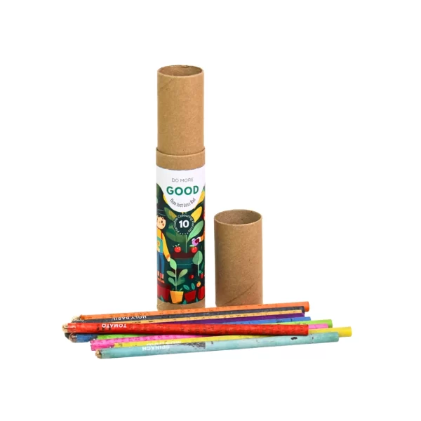 Anti-Plastic Coloring Seed Pencils (10 pc) BG08 - Image 2