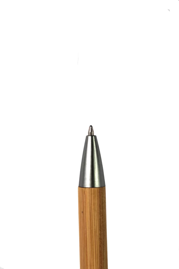 bioQ Bamclick (Bamboo Stylus Pen) | Eco-Friendly Pen | Blue Ink | BB02 | Quantity: 1 Pen | Bamboo Body | Premium Design with Stylus Tip & Metal Clip - Image 5