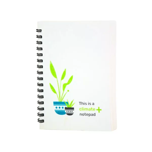 bioQ Enviro Scribe Plantable Wire-O Notebook | 4"x 6" | 144 Plain Pages | Beautiful Cover Design | Eco-Friendly Notebook | Wired Binding | BG25-W - Image 4