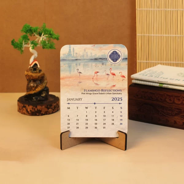 bioQ Plantable Calendar with MDF Stand | 3.5"x5" Eco-Friendly Calendar | 13 Seed Paper Flaps | Stunning Designs | BG60 - Image 17