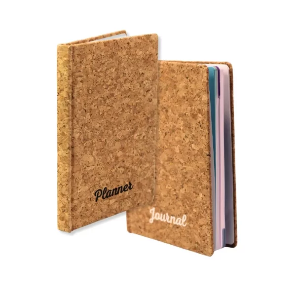 bioQ Cork Planner Cum Journal | A5 Size | 192 Pages | BJ24 (Cork) | Eco-Friendly Notebook with Elegant Cork Cover | Sustainable Stationery - Image 6